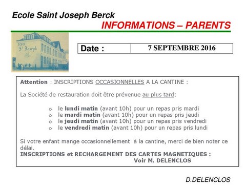ecole berck