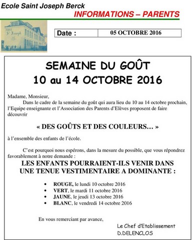 ecole berck